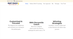 Desktop Screenshot of gmatcoach.com